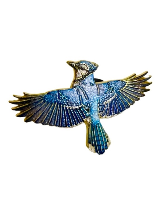 Jewelry - Blue Jay Enamel Pin/Brooch - Toronto Baseball Sports Blue Jays Memorabilia